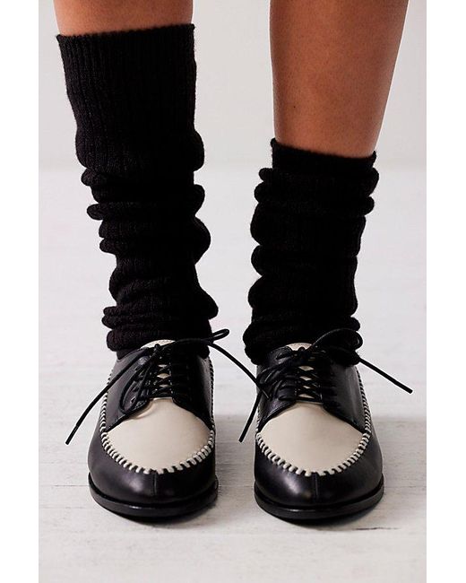 Free People Black Saintly Loafers