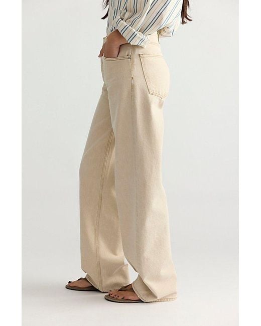 Agolde Natural Long Arc Jeans