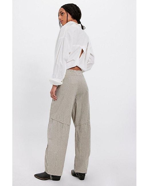 Free People Natural Something Good Pull-On Barrel Pants