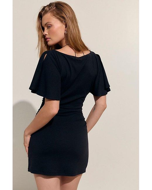 free-est Blue Prima Tee Mini Dress By