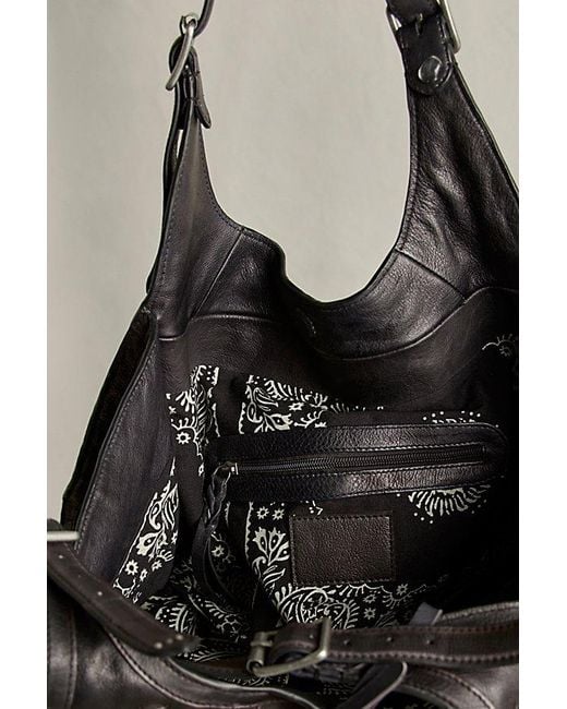 Free People Black We The Free Emery Winged Tote Bag