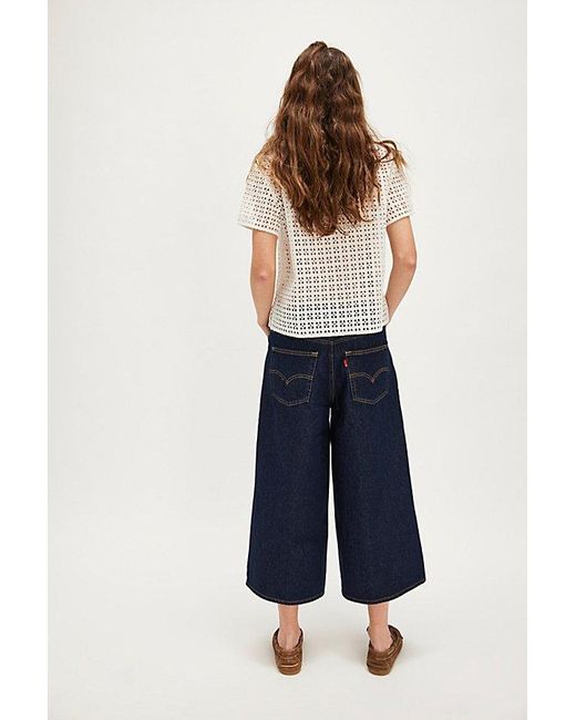 Levi's Women's Blue Xl Culotte Jeans