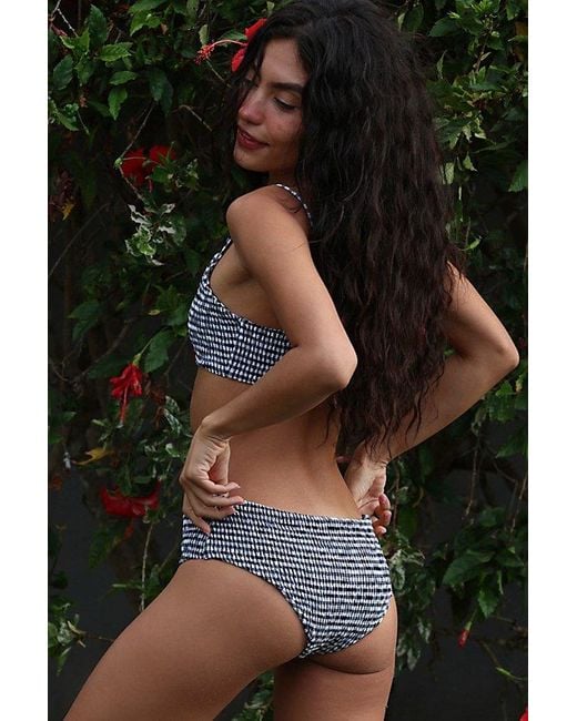 Aila Blue Black Bambi Bikini Bottoms