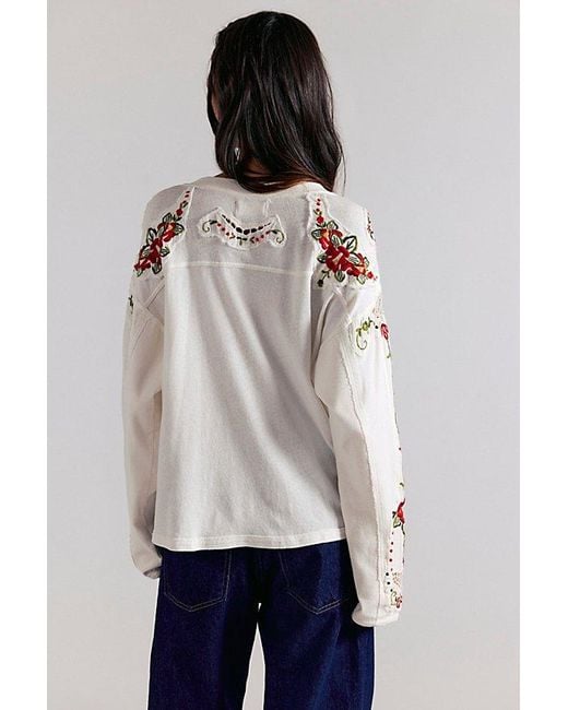 Free People Gray We The Free Lilith Tee