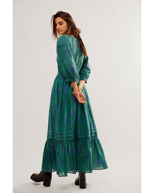 slim fit dress slacks Sunset Drifter Ruffle Paisley Print Maxi Dress – VICI main image 0