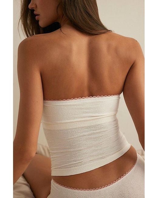 Intimately By Free People Brown Sweet Point Seamless Tube Top By