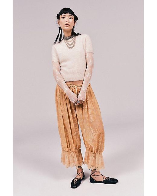 Intimately By Free People Brown Forever Young Burnout Pants By