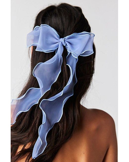 Free People Blue Lady Bow