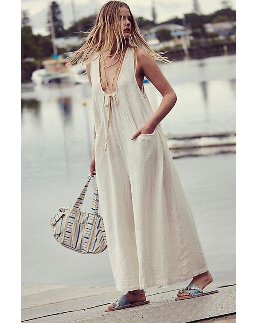 free-est Black Easy Street Jumpsuit By