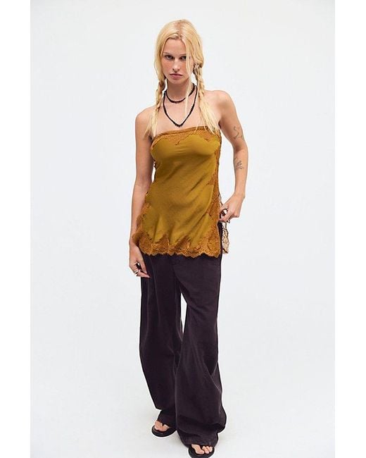 Intimately By Free People Yellow Kiss And Tell Tunic By