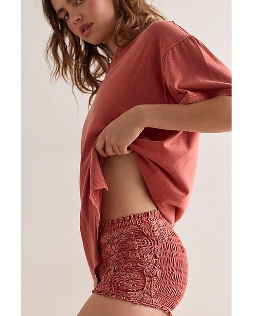 Intimately By Free People Red Dream Haze Pj Set By