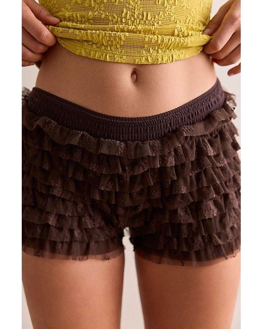 Intimately By Free People Multicolor Feeling For Lace Shorties