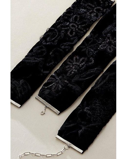 Free People Black Soft Armour Wide Choker