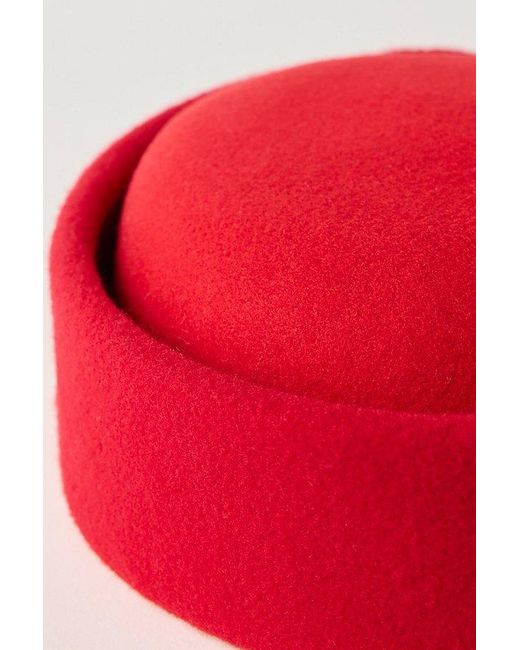 Lemonade Collective Red Jackie Velvet Hat