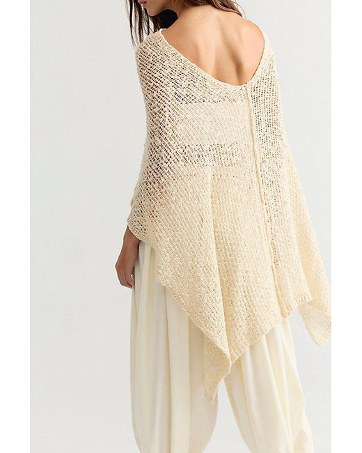Free People Natural Jade Knit Poncho