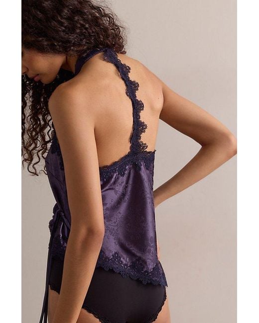 Intimately By Free People Purple Knot Your Type Wrap Cami By