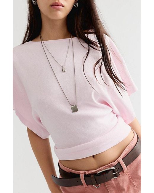 Free People Pink My Element Tee