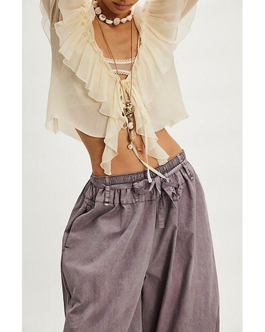 Free People Multicolor The Rundown Pull-On Balloon Pants
