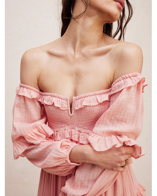 Free People Spell Clementine Mermaid Maxi Dress in Pink Lyst