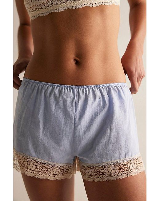 Only Hearts Brown Lace Edge Shorties