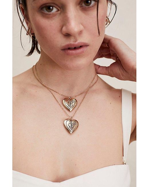Free People Natural Monogram Necklace