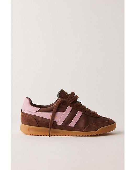 Gola Brown Tornado Trainers Shoe