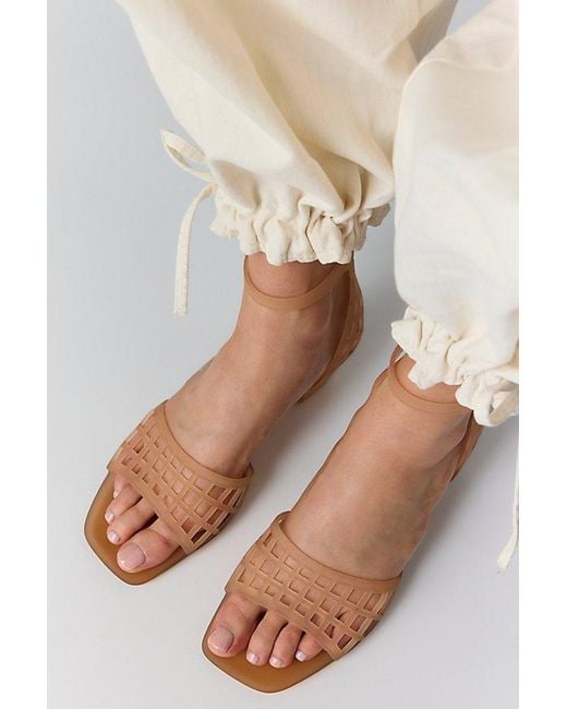 FP Vegan Collection Natural Pinwheel Jelly Heels By