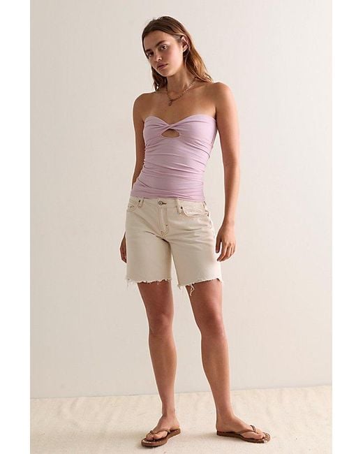 Intimately By Free People Pink Simply Soft Twist Tube Top By