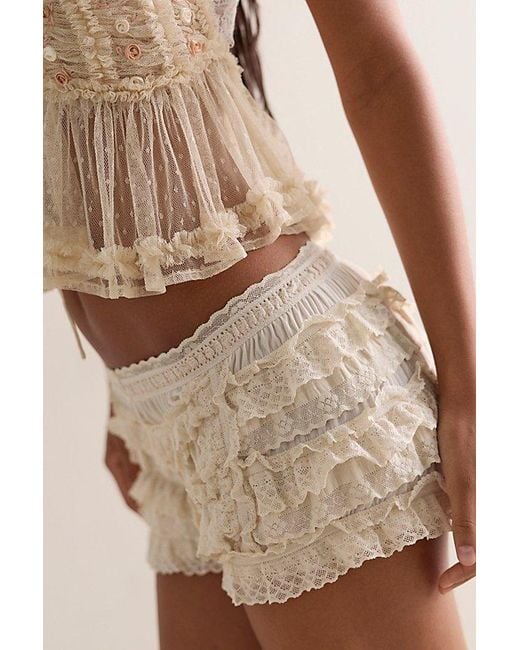 Intimately By Free People Brown Just A Crush Shorties By