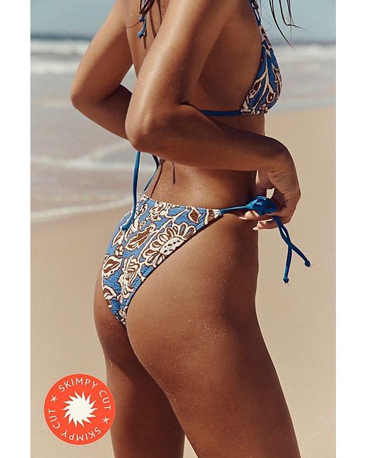 free-est Multicolor Michelle Printed Bikini Bottoms