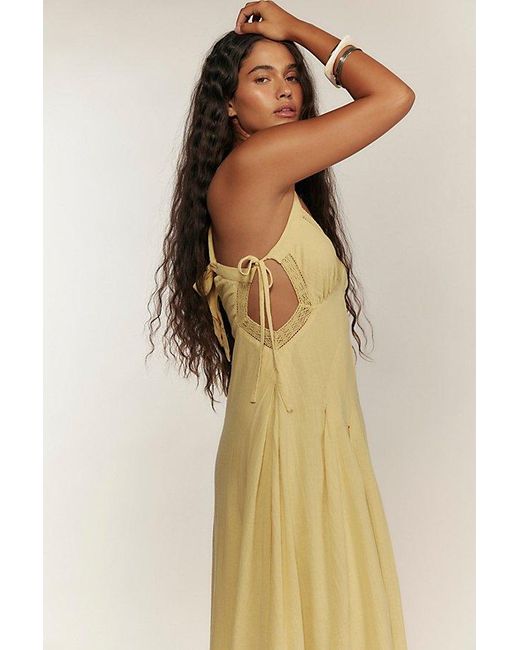 free-est Natural Vivi Cotton Midi Dress By