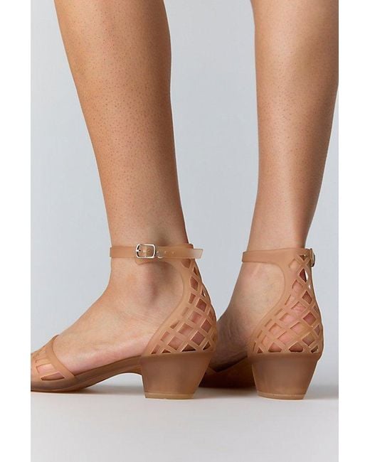 FP Vegan Collection Natural Pinwheel Jelly Heels By