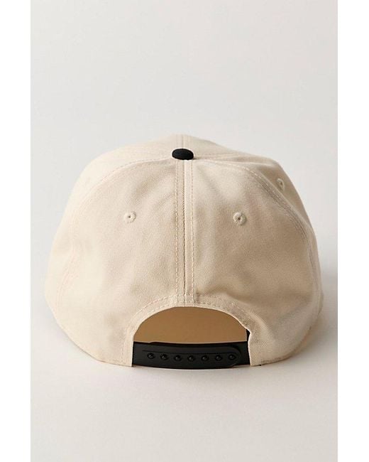 Free People White Rolling Stones Band Baseball Hat