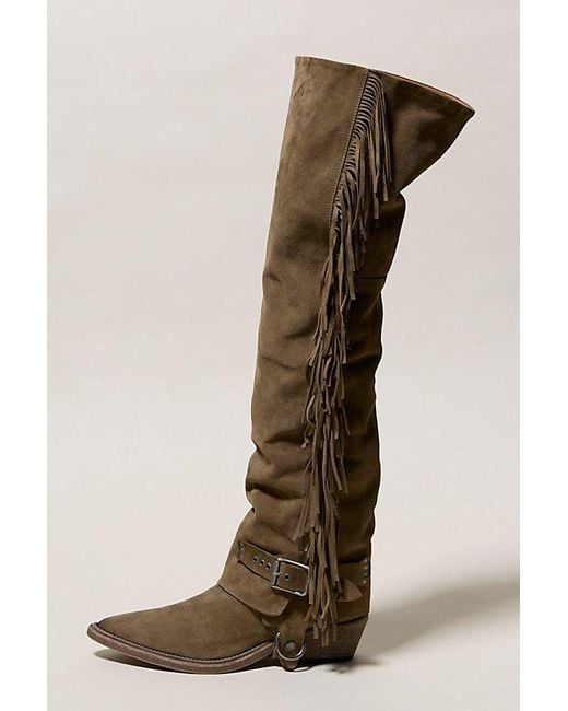 Free People Brown We The Free Alyse Convertible Over-The-Knee Boots