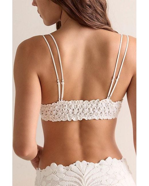 Intimately By Free People Brown Try Me On Smocked Bralette By