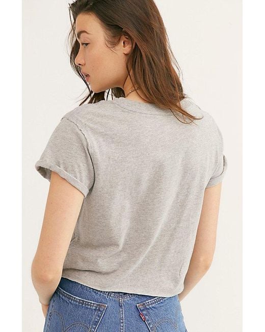 Free People Blue We The Free The Perfect Tee