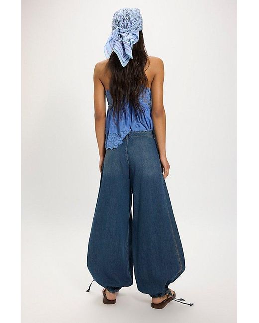 Free People Blue We The Free Lotus Jeans