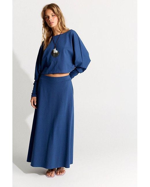 free-est Blue Cilla Skirt Set By
