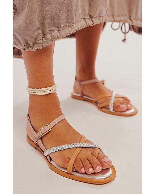 Free People Brown Sunny Days Sandals