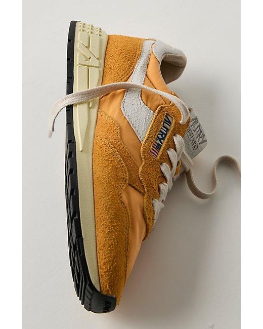 Autry Metallic Reelwind Low Sneakers