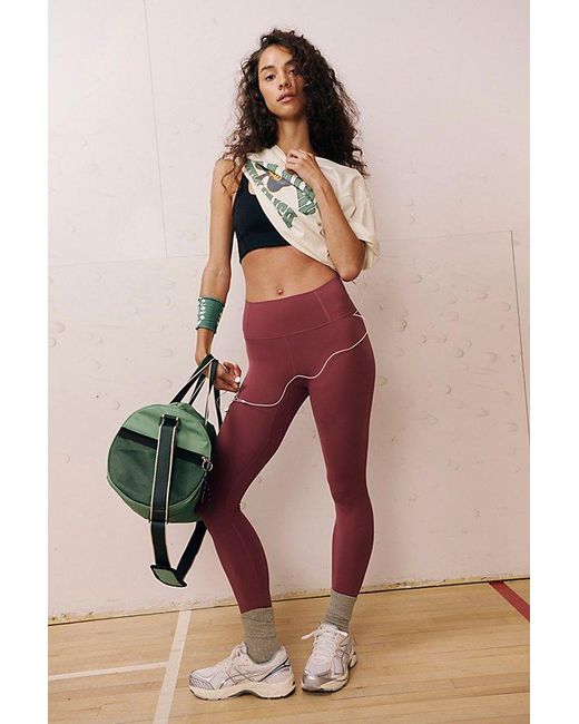 Fp Movement Pink Never Better 7/8 Length Leggings