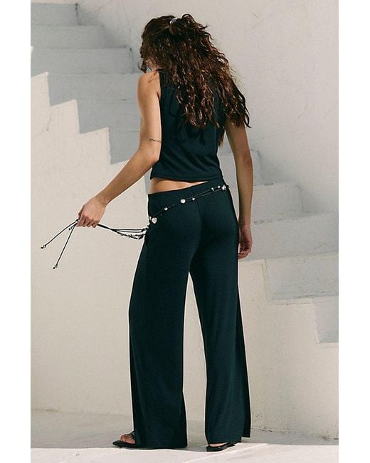 free-est Black Good Feels Pant Set By