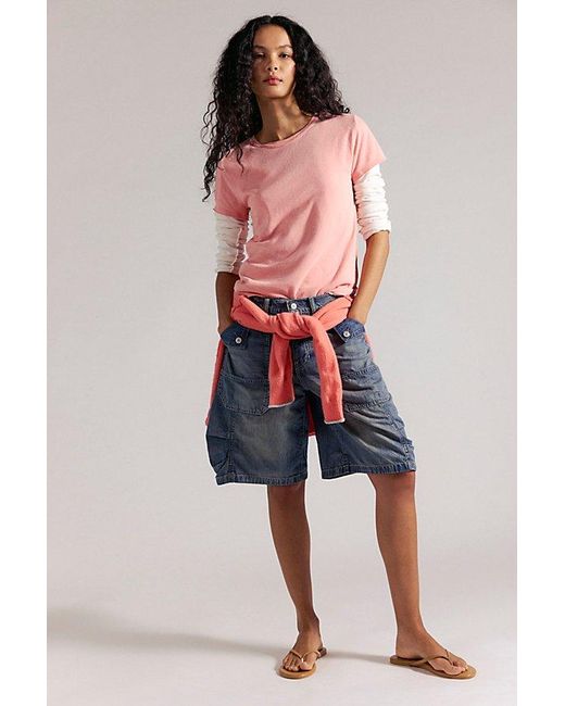 Free People Red Nova Tee