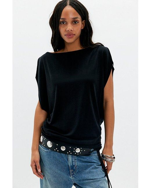 Free People Black Pearson Tee