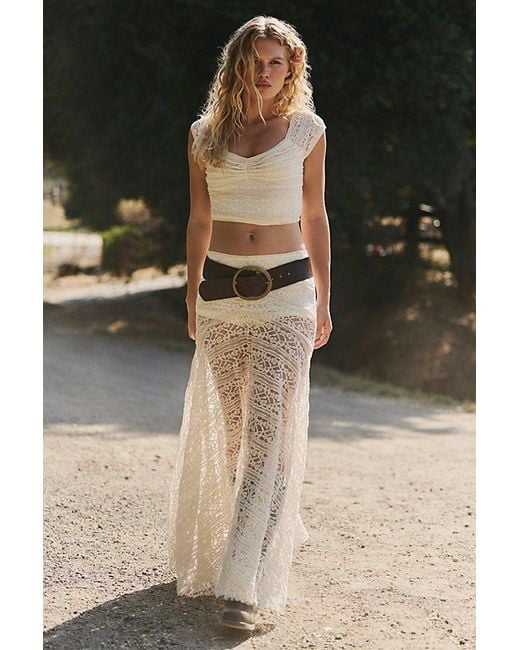 Free People Brown Brando Hip Belt