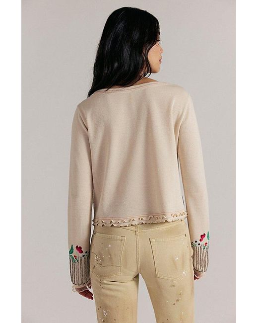 Free People Blue Carter Long Sleeve