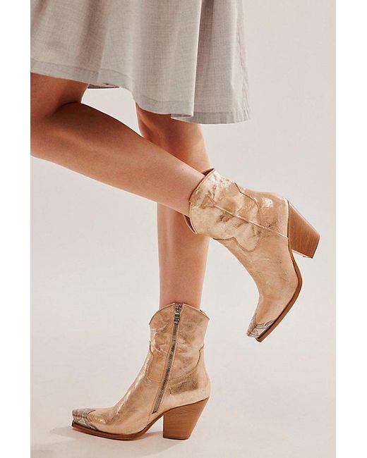 Free People Natural Brayden Western Boots
