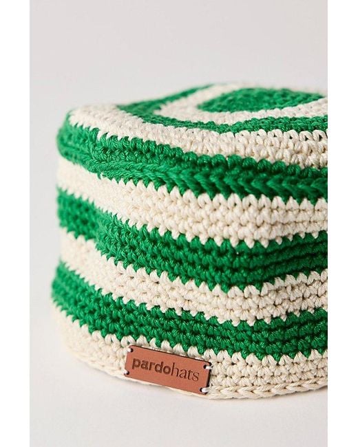 Pardo Hats Green Pardo Zafa Pillbox Hat By