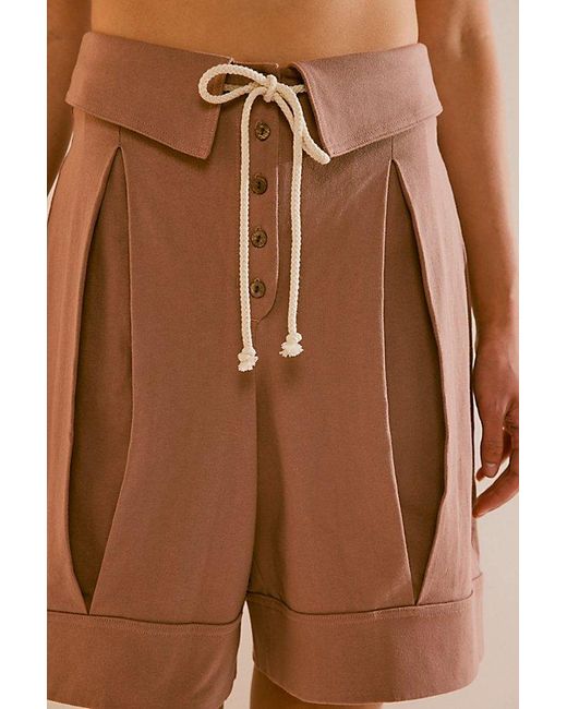 Free People Brown Marcelle Short