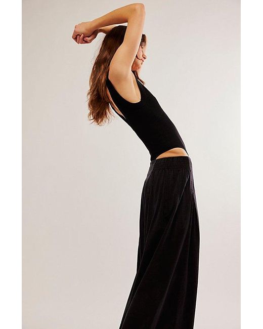 Free People Maisie Poplin Pants At In Black, Size: Xs